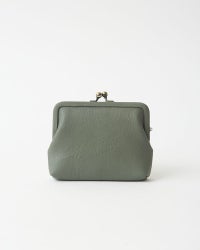 itsu mono スクエアがま口ポーチ(S) キャットブルー