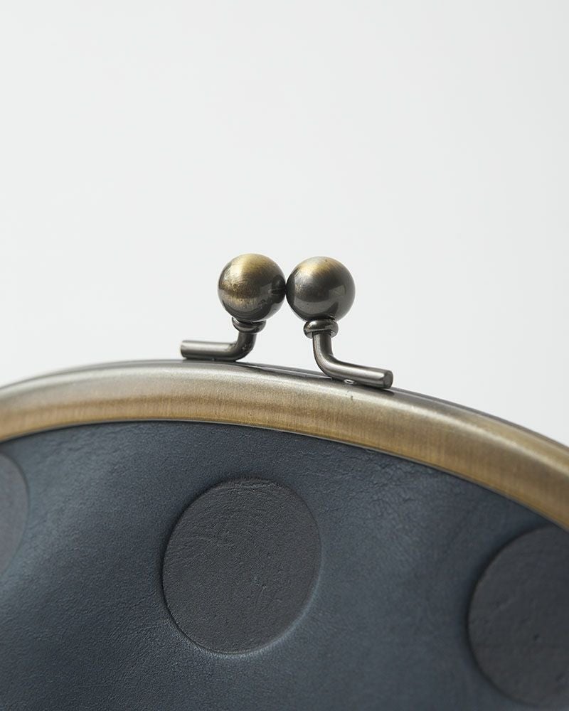 キャンディ アーチがま口ポーチ　　ネイビー