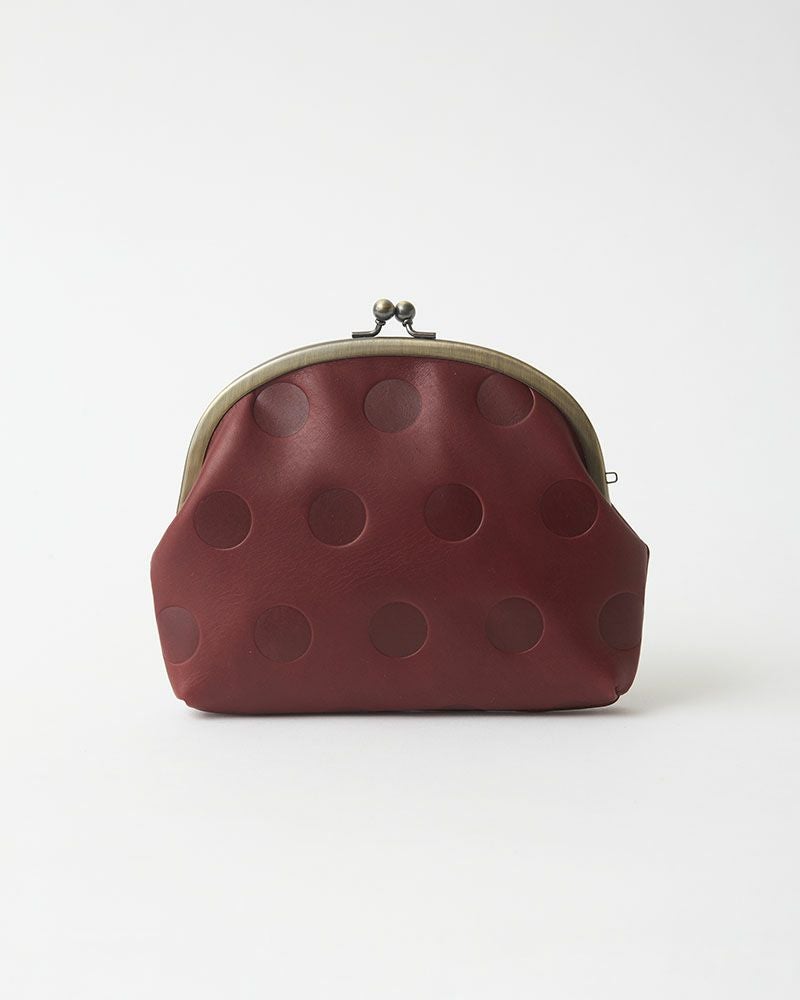 キャンディ アーチがま口ポーチ　　チェリーレッド