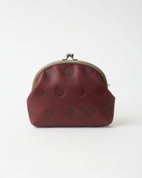 キャンディ アーチがま口ポーチ　　チェリーレッド