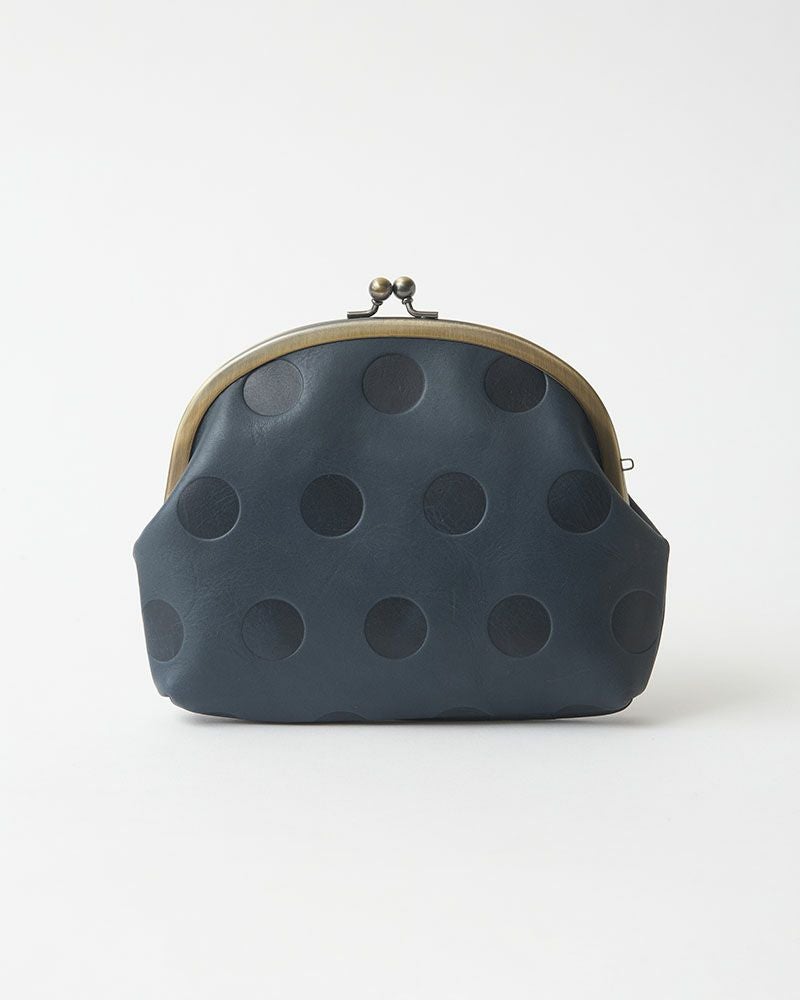 キャンディ アーチがま口ポーチ　　ネイビー