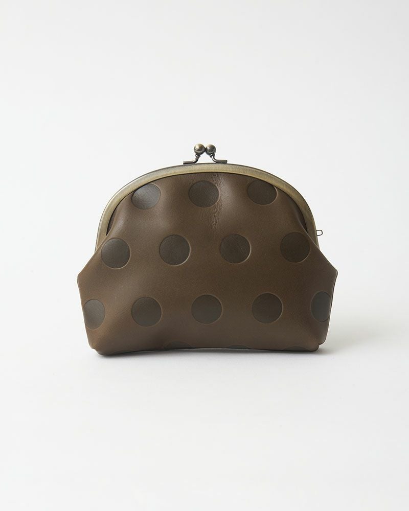 キャンディ アーチがま口ポーチ　オリーブグリーン