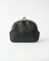 キャンディ アーチがま口ポーチ　　ブラック