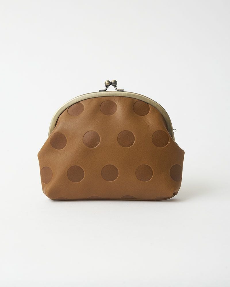 キャンディ アーチがま口ポーチ　　アッシュグレー