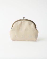 キャンディ アーチがま口ポーチ　　バニラ