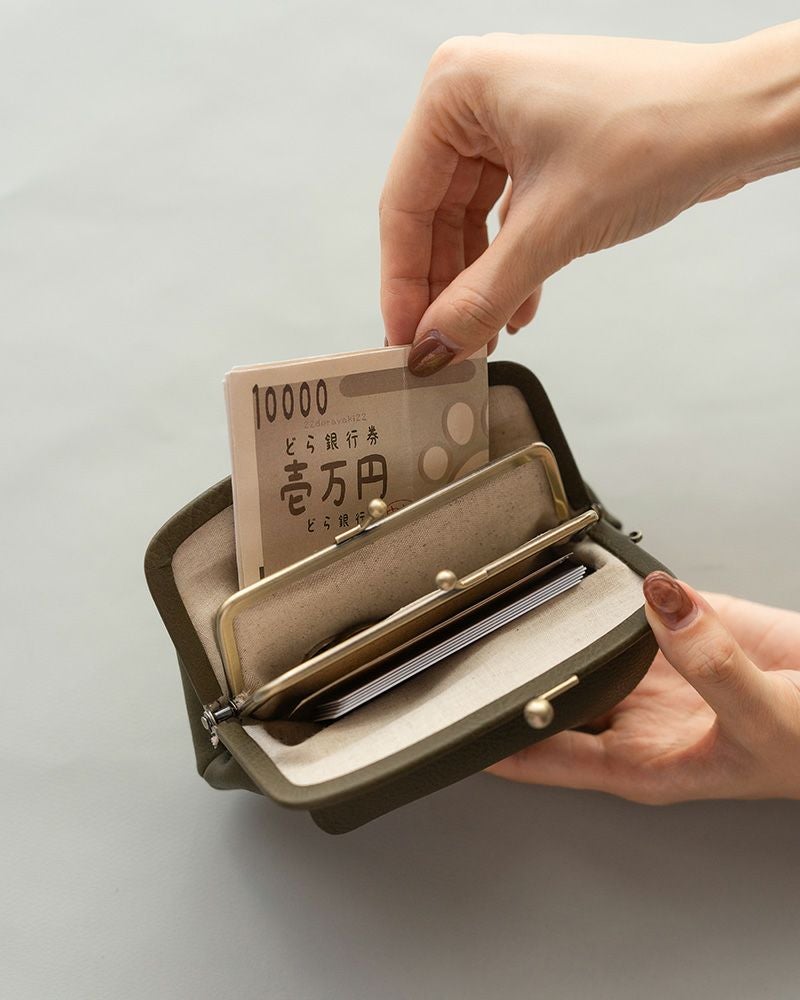 たっぷり収納できる「itsu mono ルーフ親子がま口」 | Kanmi（カンミ