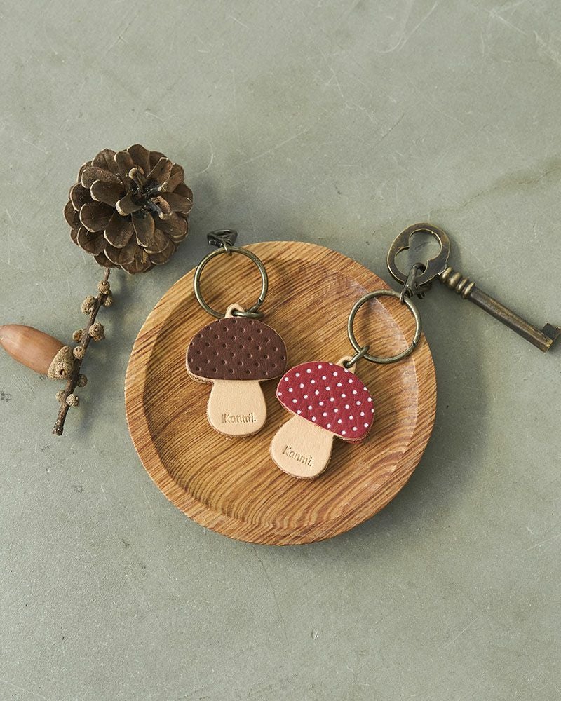 森のめぐみキーリング きのこ