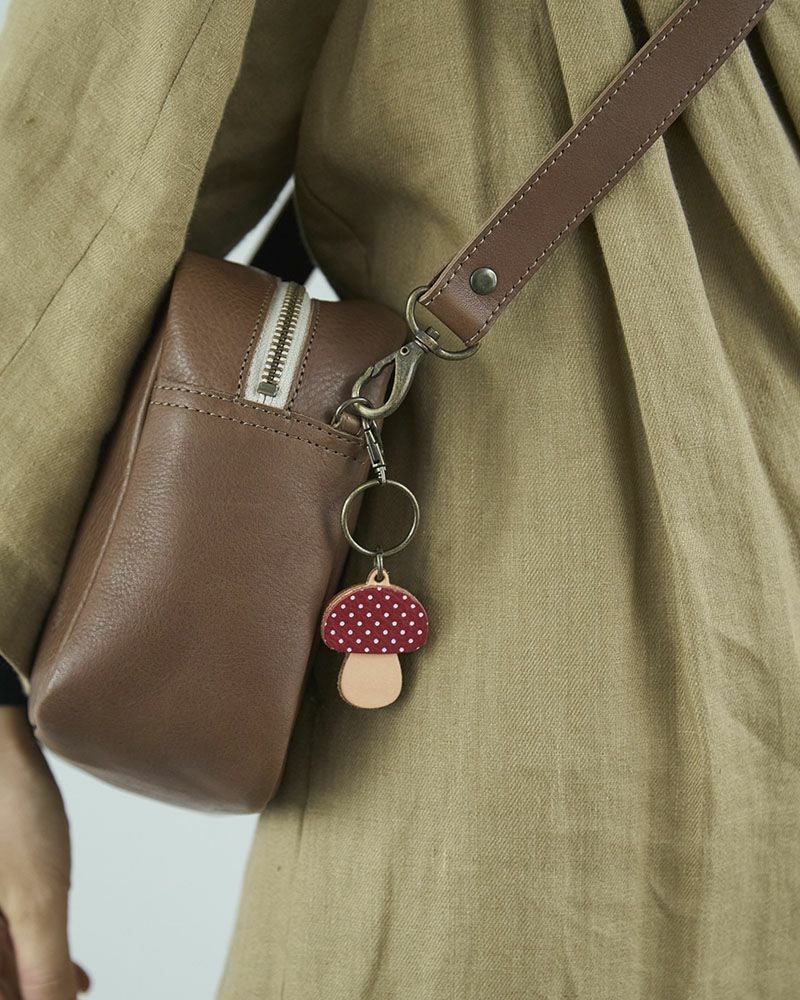 キュートなきのこモチーフ「森のめぐみキーリング」 | Kanmi（カンミ