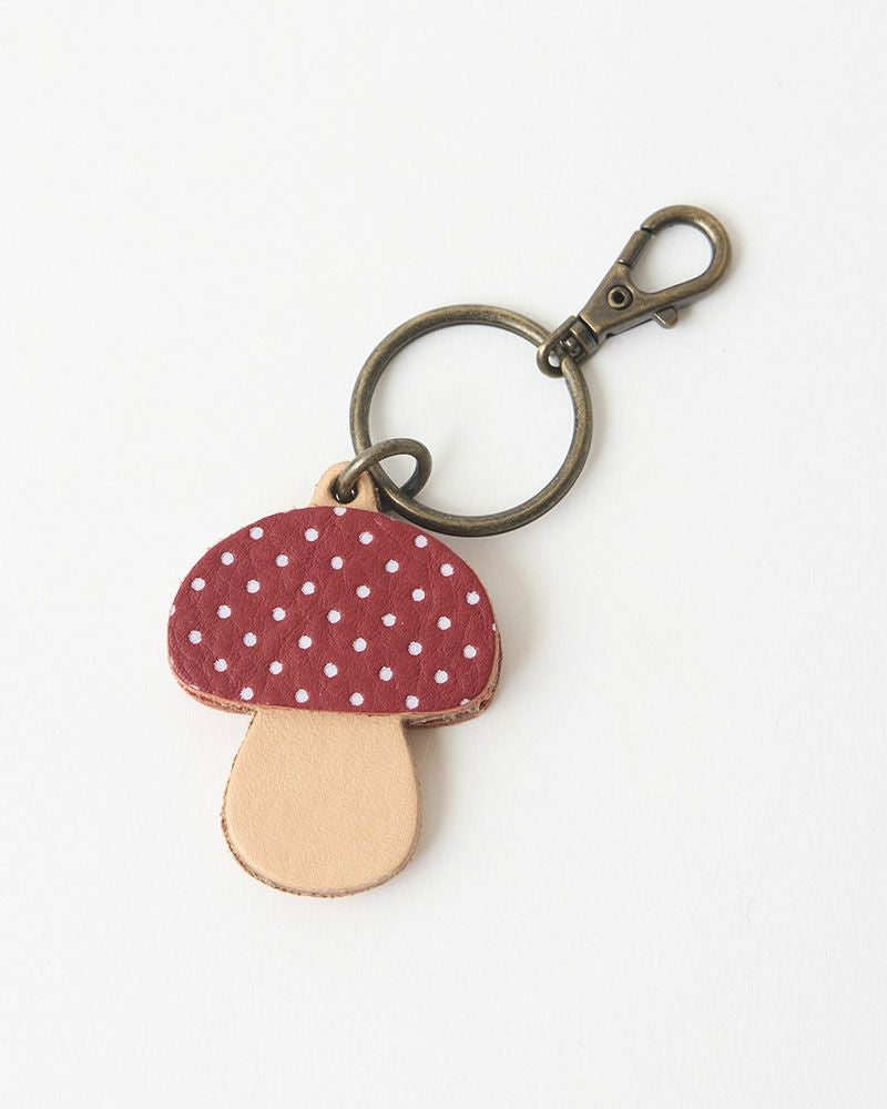 キュートなきのこモチーフ「森のめぐみキーリング」 | Kanmi（カンミ