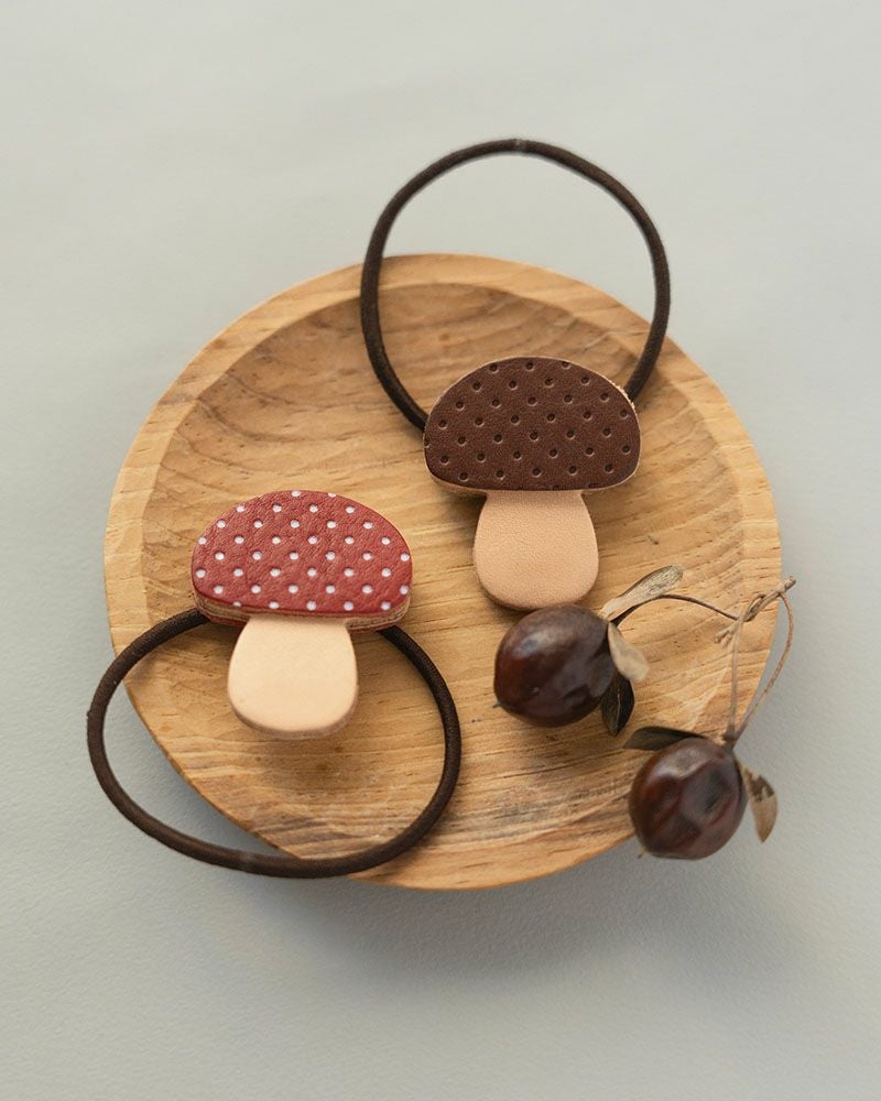 森のめぐみ ヘアゴム きのこ