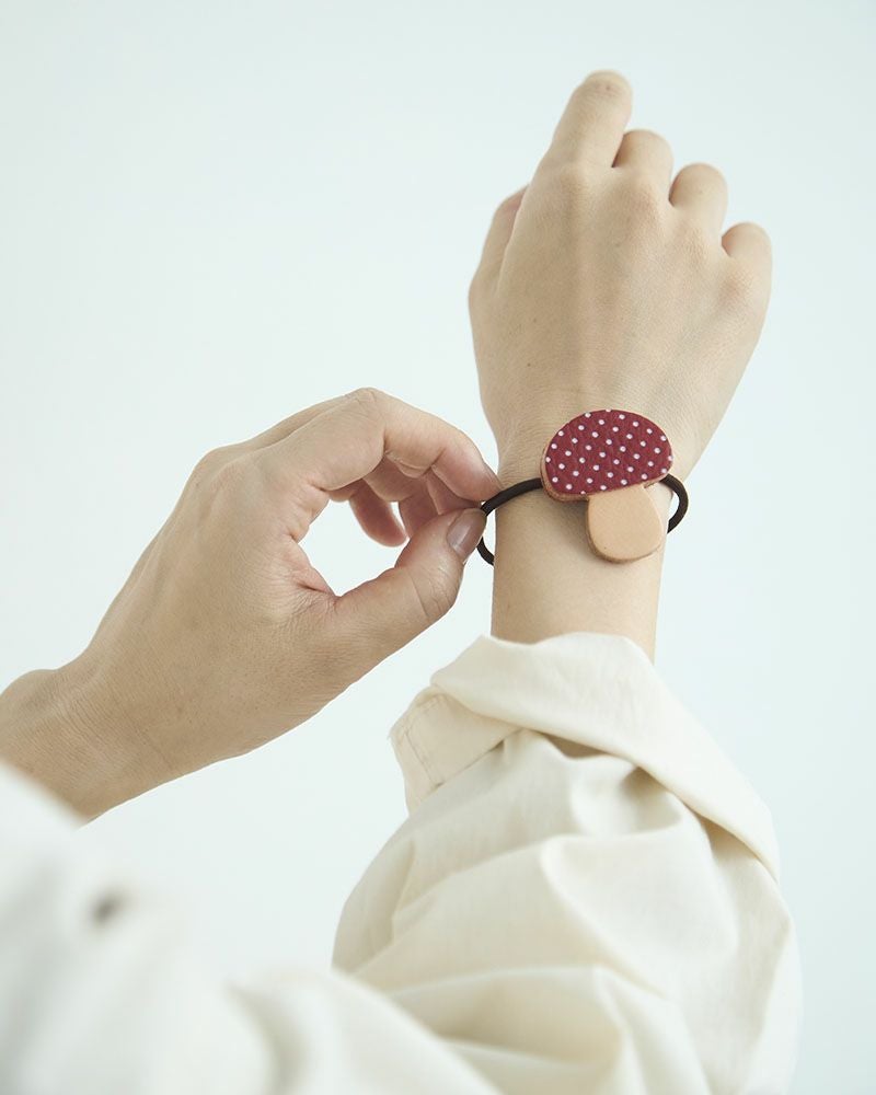 使い方いろいろなきのこ「森のめぐみ ヘアゴム」 | Kanmi（カンミ