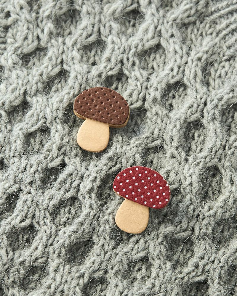 森のめぐみ ブローチ