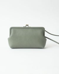 itsu mono トラベルがま口ポシェット　キャットブルー