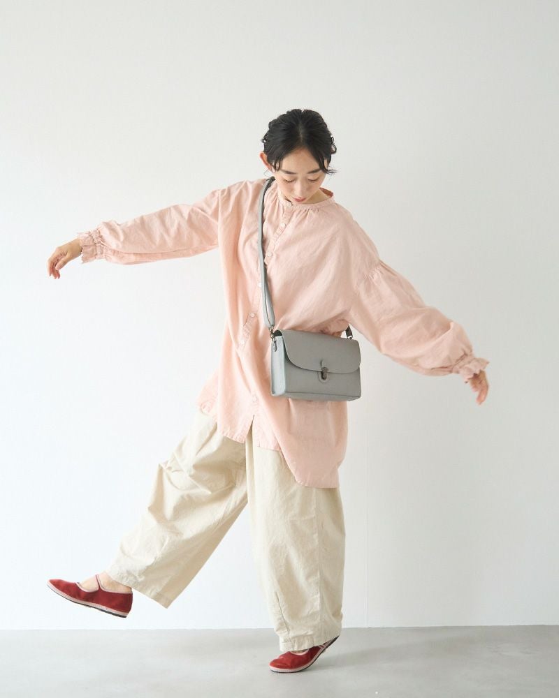 Story　ポシェット防水レザー　コンパクトショルダーバッグ