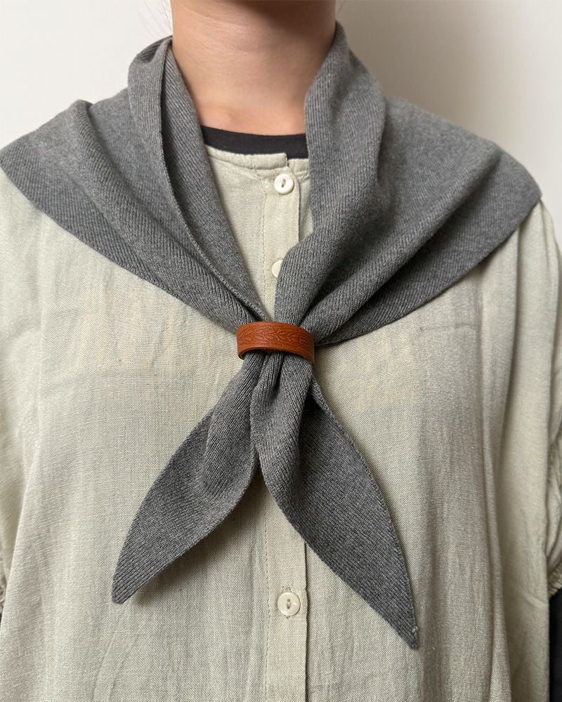 レザー　バレッタ