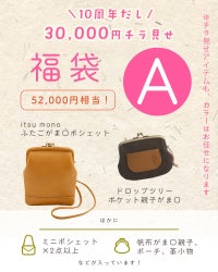 Aセット(itsu mono ふたごがま口ポシェット＋ドロップツリー ポケット親子がま口＋その他アイテムが入っています）